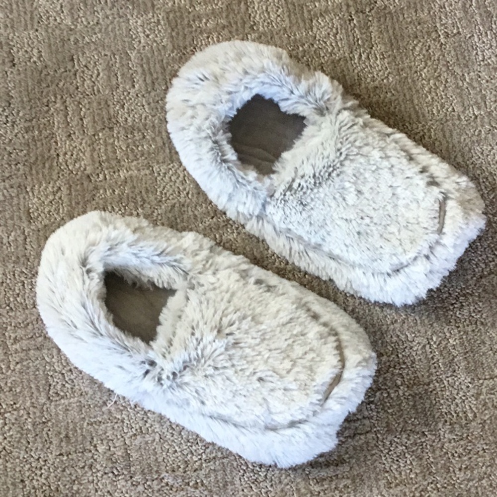 Warmies Bead filled warm slippers size Lg